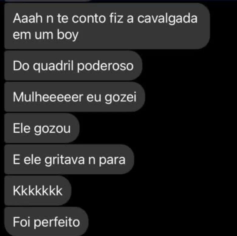 Aluna do Quadril Poderoso: gozaram juntos na cavalgada